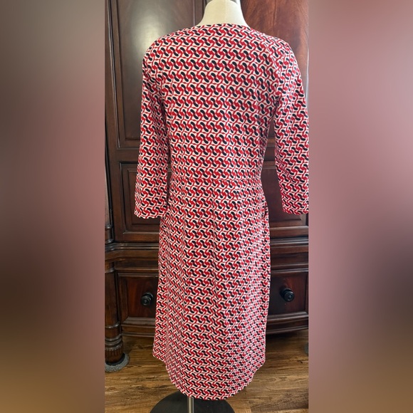 BODEN Penny jersey cotton dress dove LIKE NEW sz 10 L 😘 - Picture 3 of 12